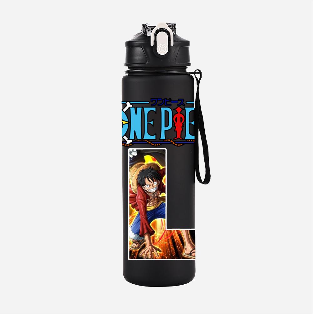 Anime A-Z English Letter Printed Large Capacity Water Cup Demon Hunters Outdoor Portable Drinking Bottle for Boy Girl Gift