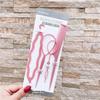 Korean Style Hair Styling Tool Set - 4-Piece Double Hook Pull Needle & Curly Hair Bands In Four Colors