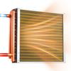 VEVOR Water To Air Heat Exchanger, 457 X 457 Mm Finned Tube HVAC Heat Exchanger Coil with Copper Tubes & Aluminum Fins