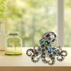 Blue-Ringed Octopus Figurine Animal Statue Realistic Looking Vivid Shape Octopus Resin Ornament Fish Tank Decoration