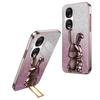 For Honor 90 Kickstand Case Cute Rabbit Protective Phone Cover