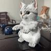 Simple Installation Cat Toilet Paper Holder Resin Bathroom Tissue Dispenser  Kitchen