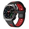 Two-color Silicone For Samsung Galaxy Watch 7 Ultra Strap 47mm Accessories Sport Silicone Bracelet Band
