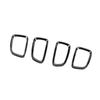 Car Dashboard Air Vent Outlet Trim Cover Frame For Dodge Durango 2011- Accessories - ABS Carbon Fiber