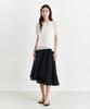 Anggae Sheer Short Sleeve Blouse White