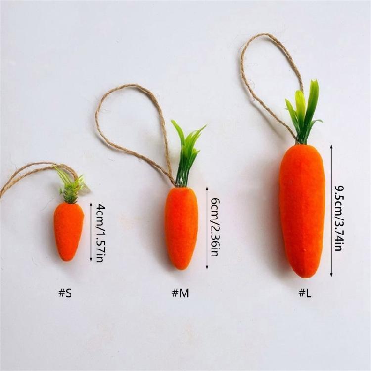 Festival Mini Easter Carrot Hangings Decorations Colorful Artificial Carrots