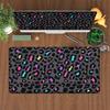 Fashion Leopard Print 120x60cm Oversized Keyboard Desk Pad Home Office Decoration Carpet Laptop Gaming Accessories Girl Mousepad