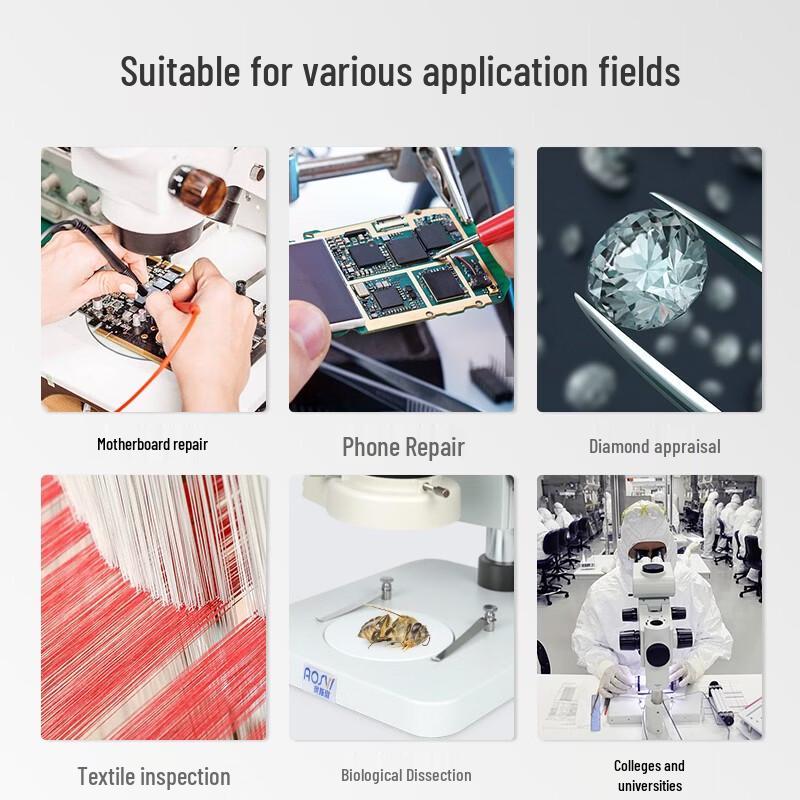 AOSVI T1-200VS Trinocular Stereo Microscope