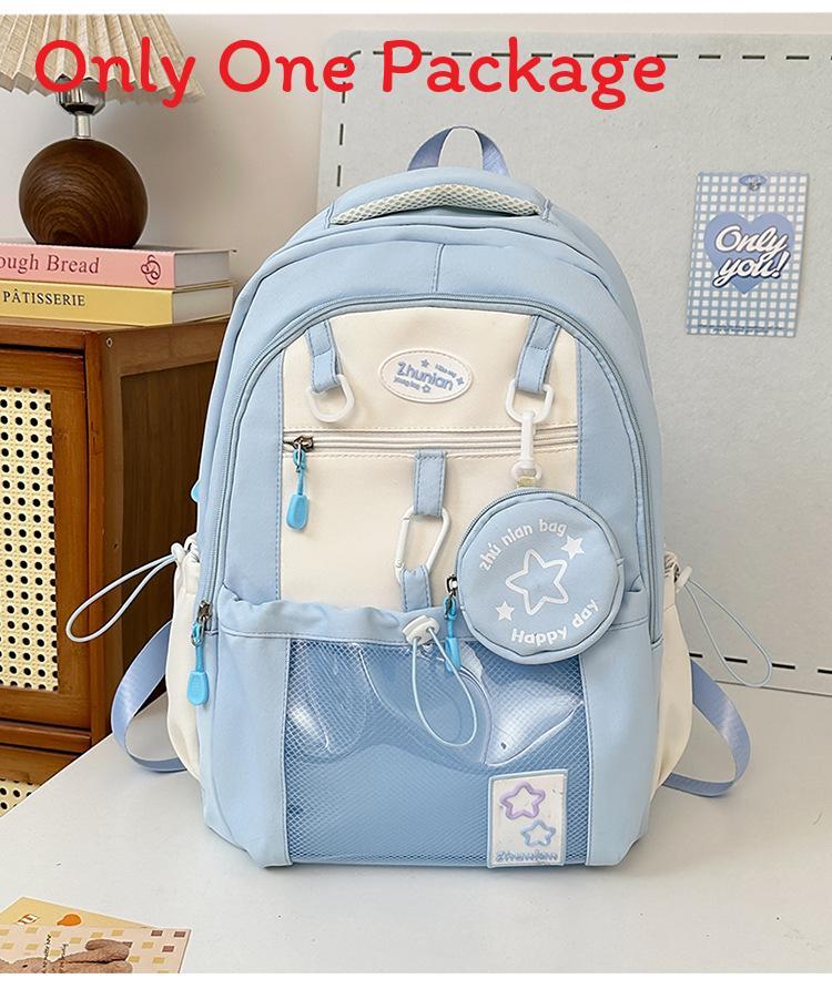 Girl School Backpack With Nylon Material And Design For Teen Students