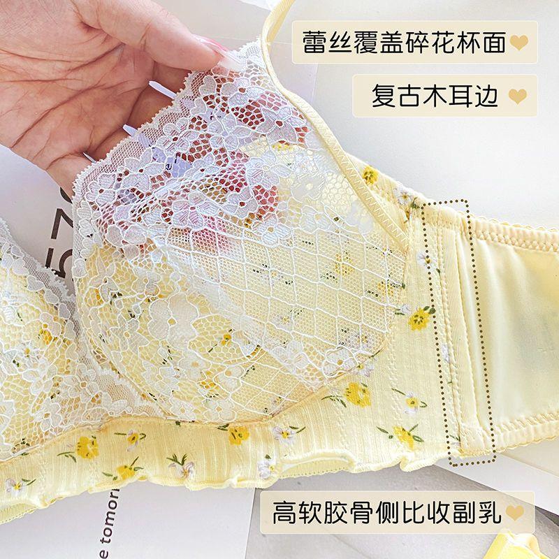 Floral Bras Sexy Underwear For Women Push Up Bras Lingerie