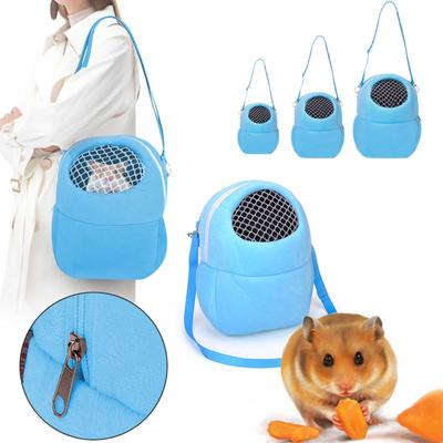Out Portable Pet Storage Bag Cotton Mesh Breathable Hamster Shoulder Bag