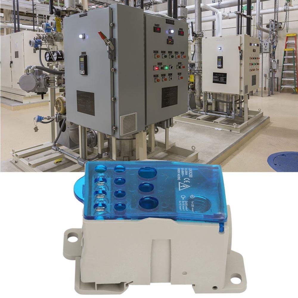 250A Din Rail Terminal Block Universal Universal Power Junction Box  Electrical Cabinets