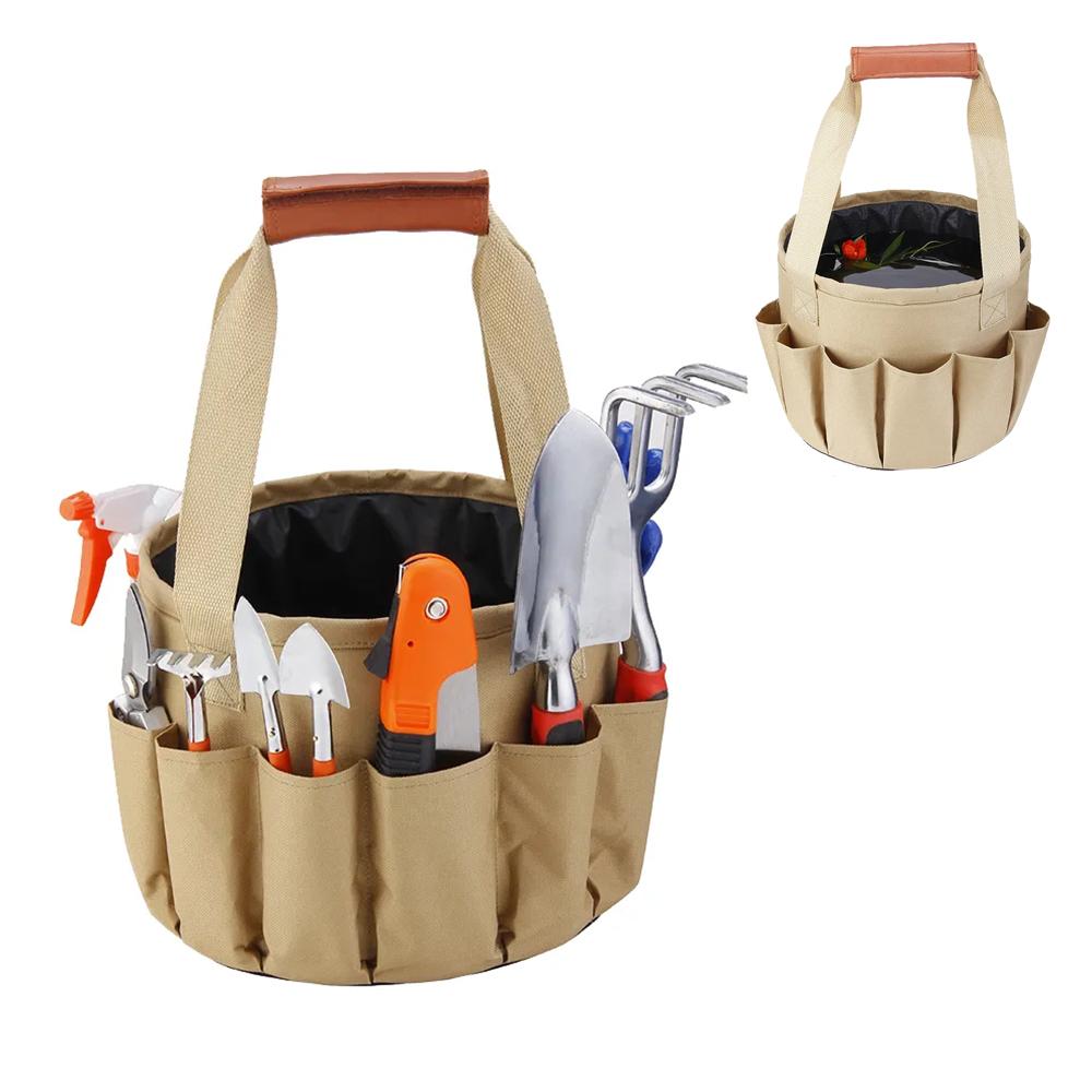 Gartengeräte-Set zum Graben, Pflanzen, Beschneiden, Gartenset mit strapazierfähiger Tasche, Handschuhen, Geschenkbox, Ideale Gartengeschenke -001