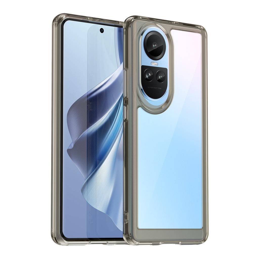 For Oppo Reno10 Pro 5G (Global)/Reno10 5G (Global) TPU+Acrylic Hybrid Case Drop-proof Mobile Phone Back Protector Cover