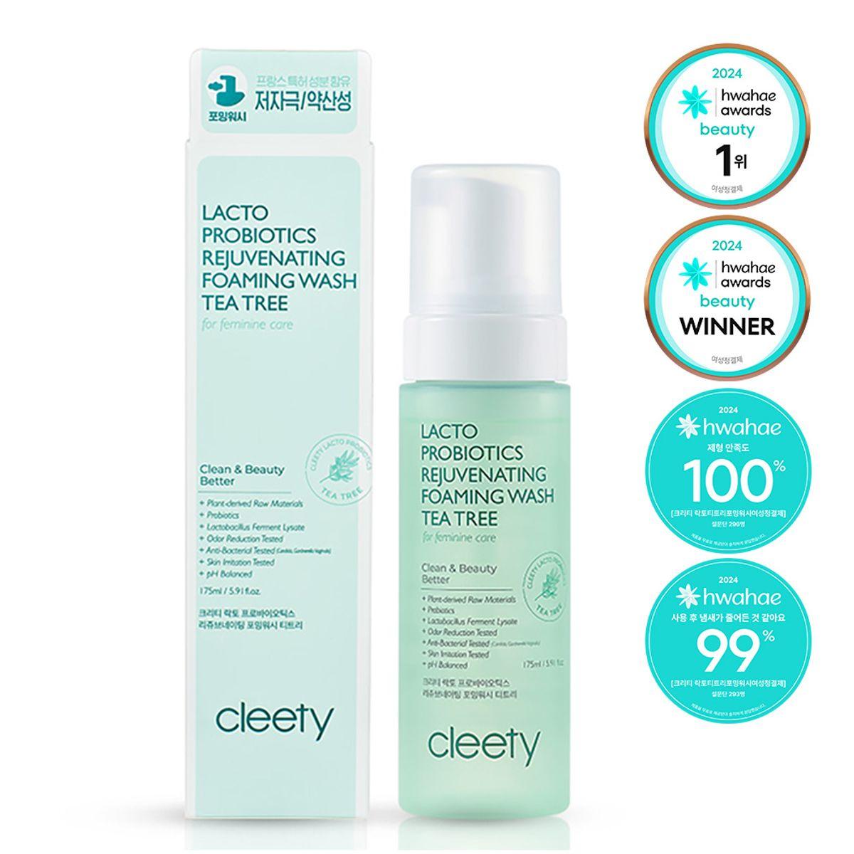 Lacto Probiotics Rejuvenating Foaming Wash Tea Tree Feminine Wash 175ml