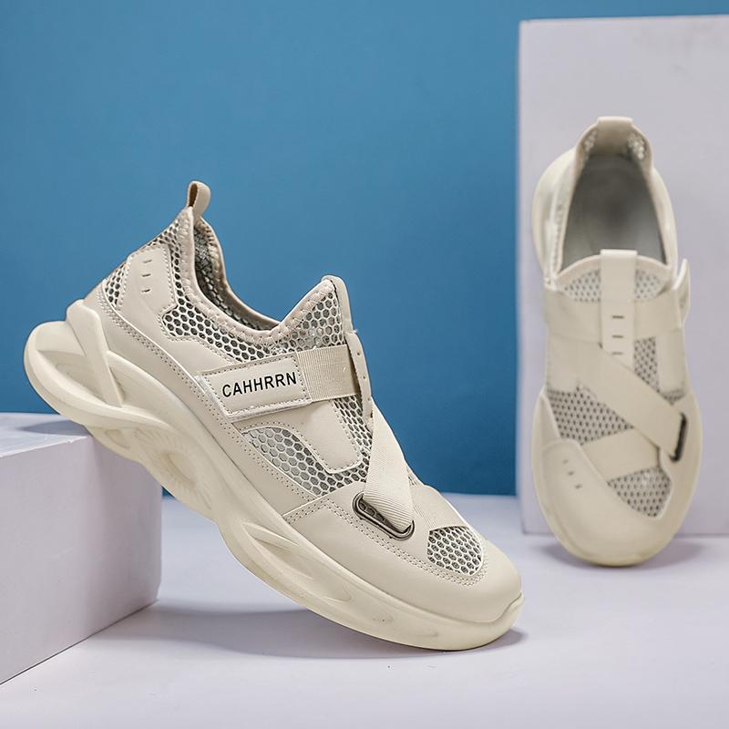 Fashion Mesh Sports Shoes for Men Running Tourist Walking Shoe in Promotion Breathable Man Casual Sneaker Gym Wide Without Leather Light