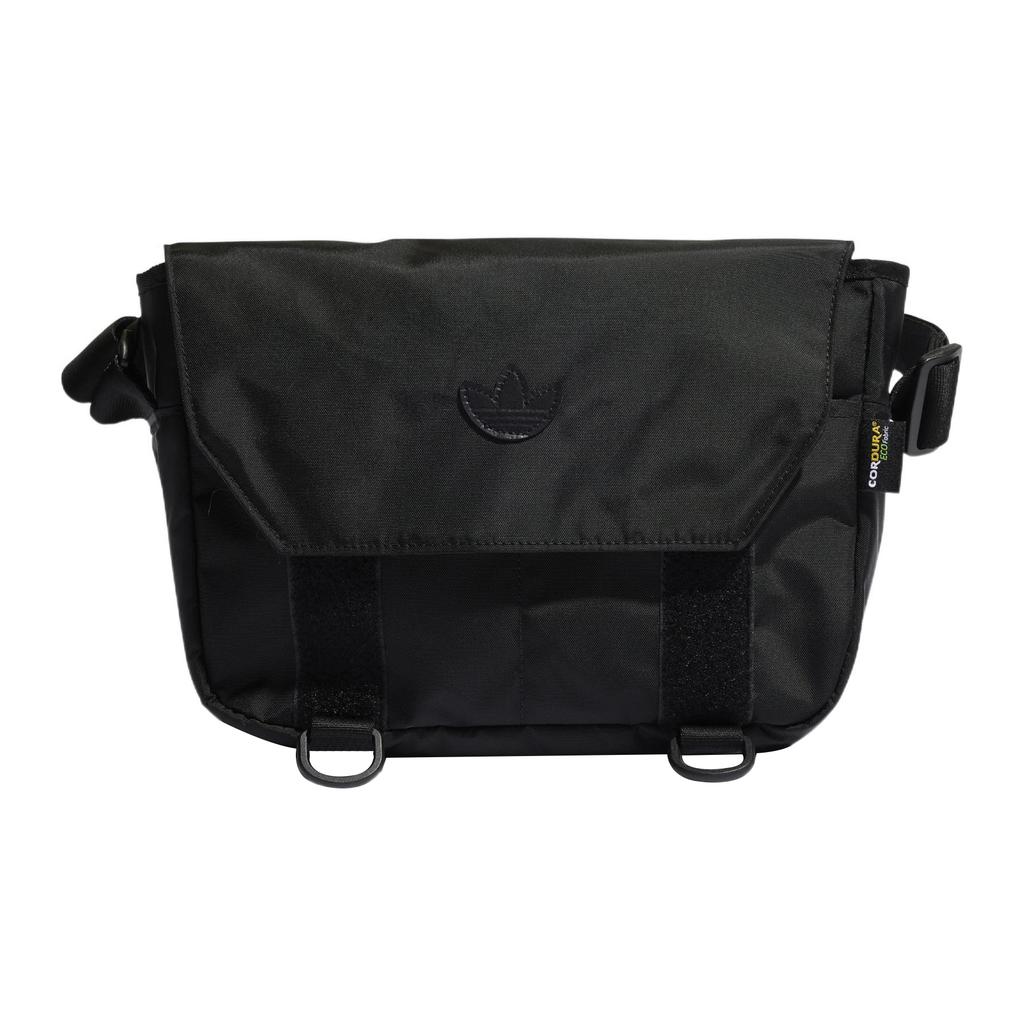 New Adidas Originals Textile Nylon Messenger Bag Shoulder Bag Crossbody Bag Small Size Unisex Pure Black HL6697