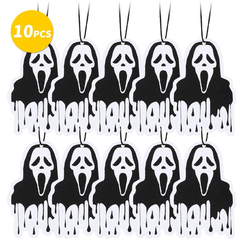 Car Air Fresheners - Pink Ghost Cute Car InteriorAccessories Hanging Scents Anime Freshener Automotive Room Decor