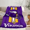 Vikings Team Spirit Portable Blanket/Soft Blanket Bedding Blanket Suitable for Travel Camping Living Rooms Offices Sofas Fan Gifts