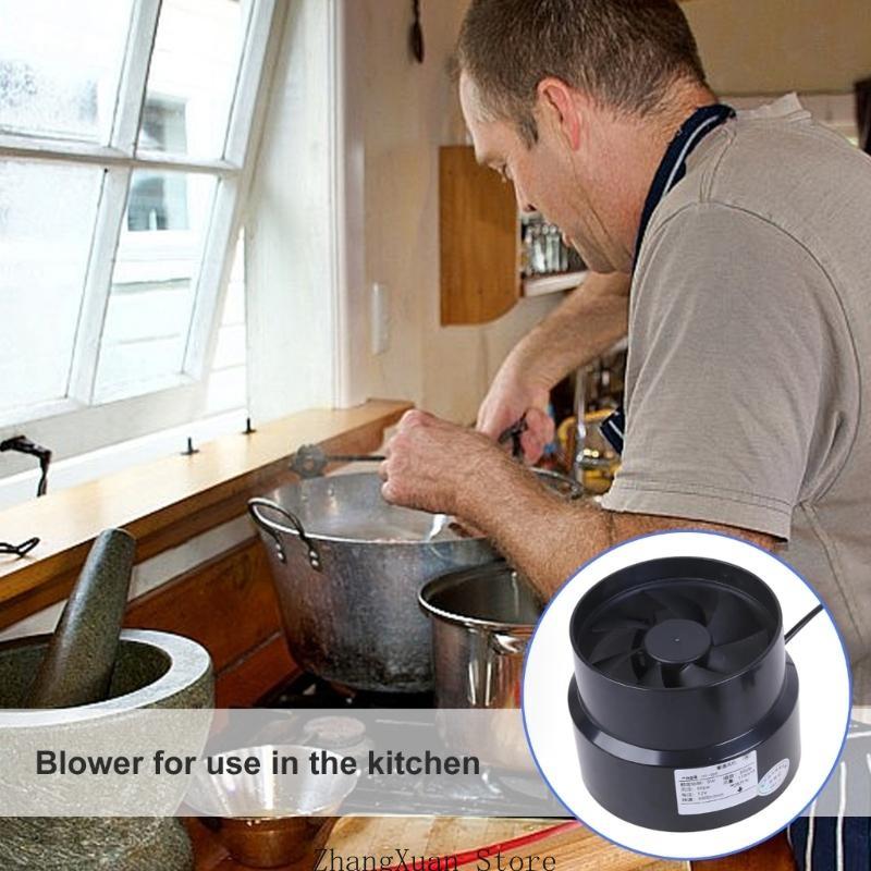 3XUF Duct Fan Powerful Inline Extractor Fan 12V 5W Duct Blower 110-100mm Air Exhaust