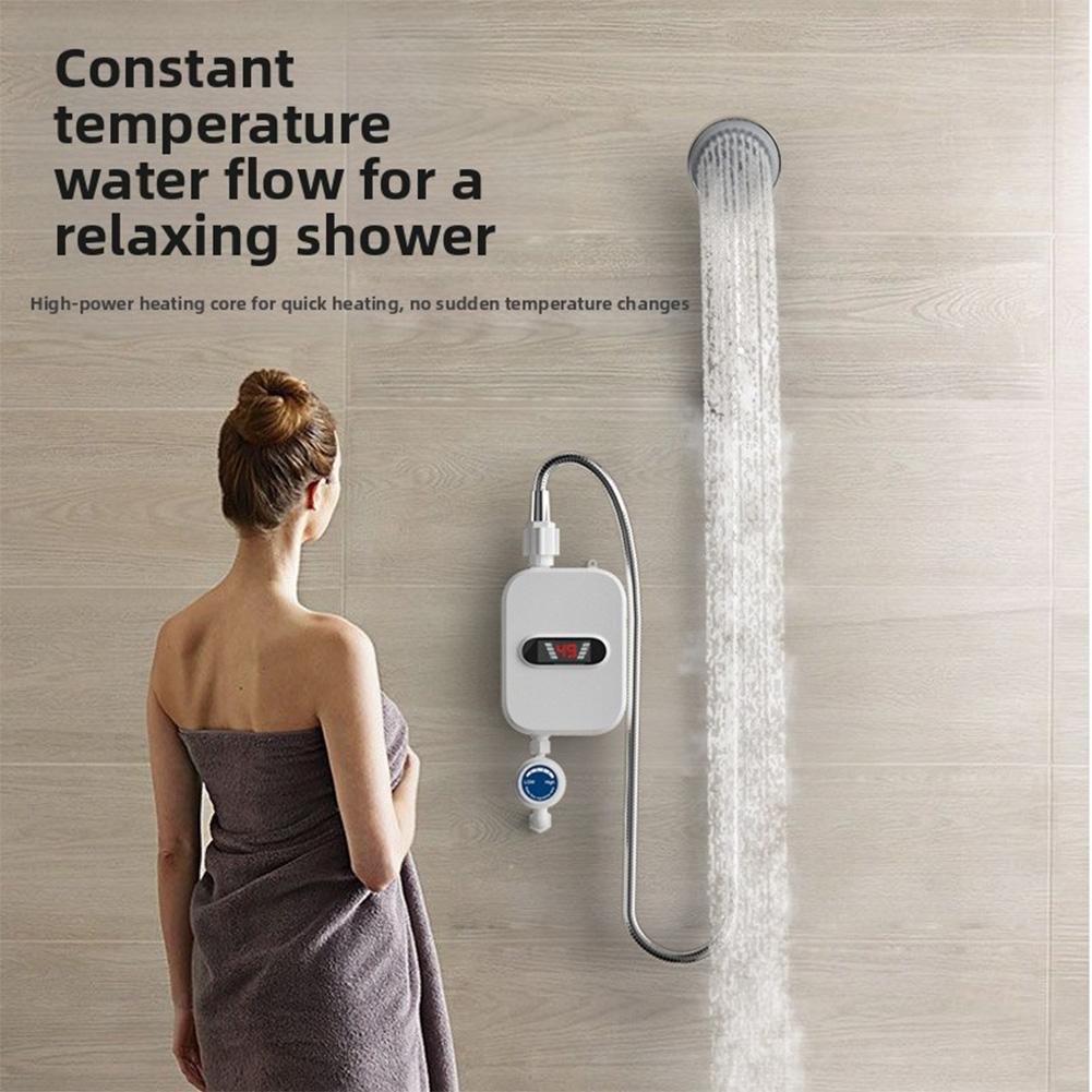 Für den Heimgebrauch Kompaktes Design Badezimmer Duschset Heißes Dusch-Erlebnis 304 Edelstahl Warmwasserbereiter Badezimmer Dusche