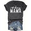 Women Euro-American Fashion Printed Casual Short Sleeve T-Shirt