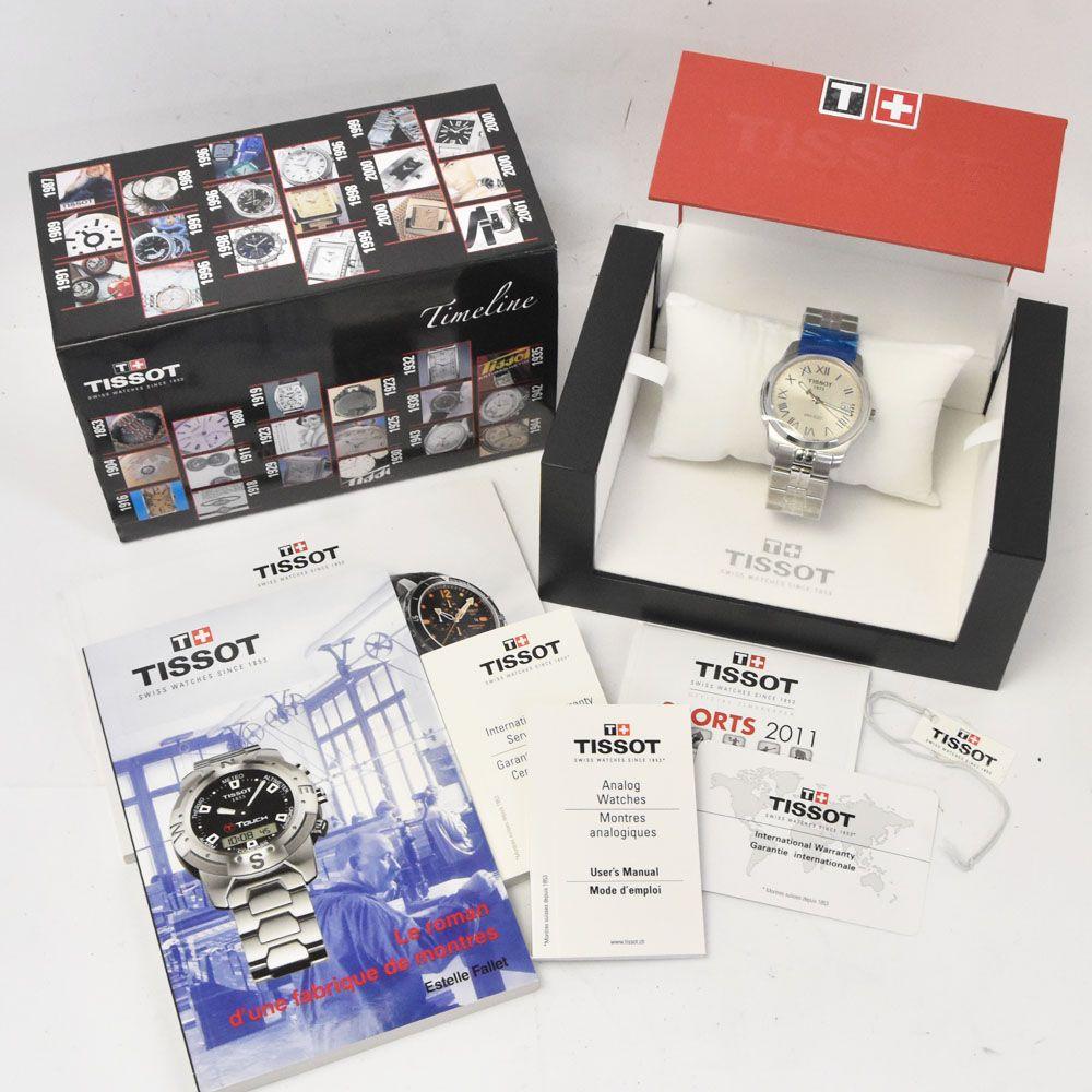 Used Price drop TISSOT T049.410.11.033.01 PR100 Date Quartz Men's Unused item Box and warranty included #143537
