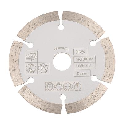 Disco da taglio circolare diamantato 85mm x 15mm per lavorazione del legno Utensile rotativo Disco da taglio