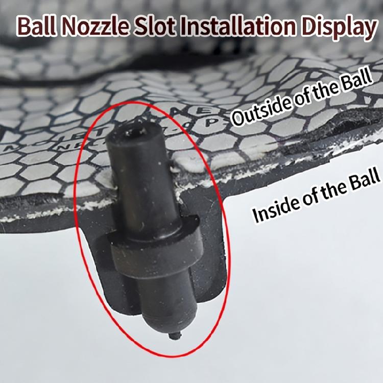 Repuesto de Válvulas de Goma de Reparación Rápida Válvulas de Aire de Bola de Goma Flexible Válvulas de Balón Deportivo Instalación Fácil