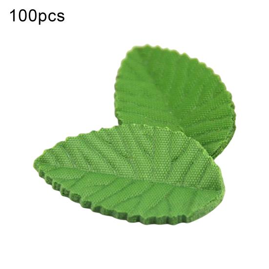 100 pezzi di fogliame finto fresco e realistico, composizione floreale moderna, foglia artificiale