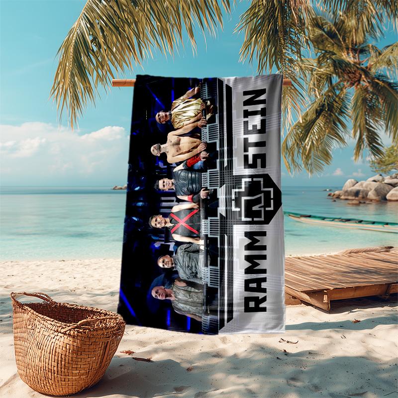 Till Lindemann, Lead Singer of the German Heavy Metal Rock Band Rammstein, Outdoor Camping Vacation Swimming Beach Scarf Decorative Blanket F9