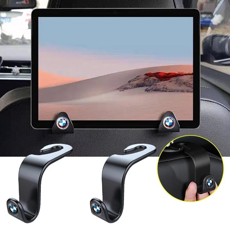 HVHG7 For BMW Hot Car Seat Headrest Hook Auto Back Seat Storage Organizer Hanger For BMW M 50th E46 E90 E49 F30 F80 E36 E46 E93 E92 F3