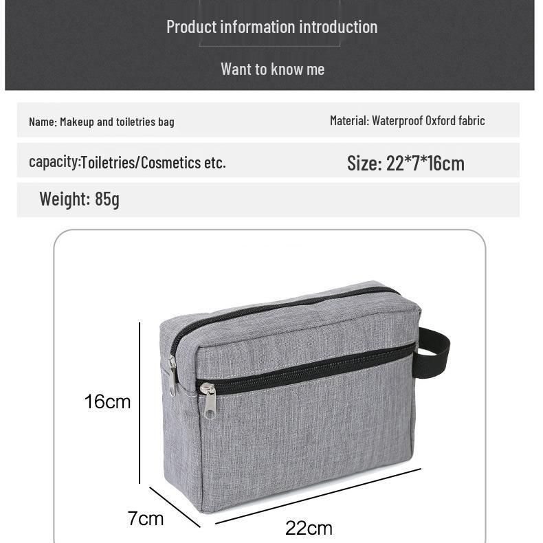 Large Capacity Waterproof Makeup & Toiletry Clutch Bag