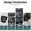 For BMW X3 G45 2024 2025 2026 Car Central Control Wireless Charging Silicone Pad Water Cup Holder Pad Interior Auto Accessories