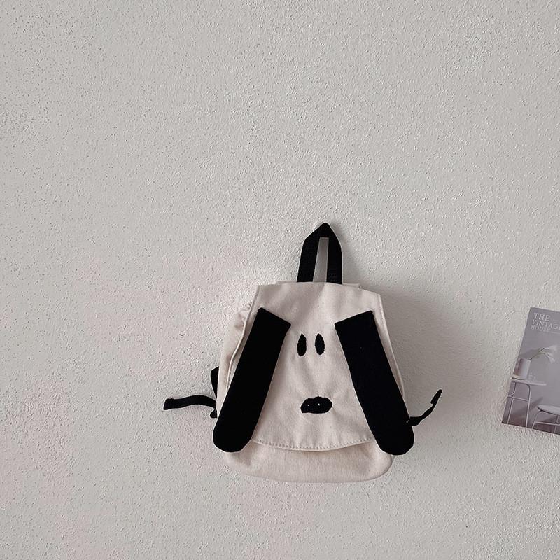 Adorable Korean Style Kids Backpack Featuring Cute Cartoon Dog Design For Boys And Girls With Durable Oxford Fabric And Lightweight Comfort