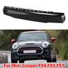 ABS Plastic Car Front Bumper Number Plate Cover 51117337791 for Mini Cooper F56 F55 2013-2019 Cabrio F57 2014 2015 2016-2019