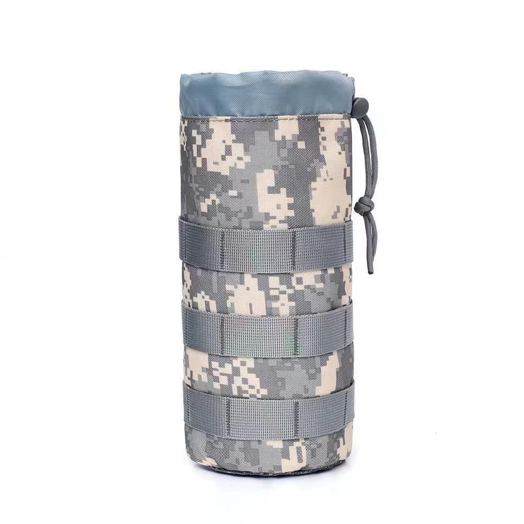 Tactical MOLLE Outdoor Water Bottle Pouch - Multifunctional Kettle Protector Bag for Cycling and Sports