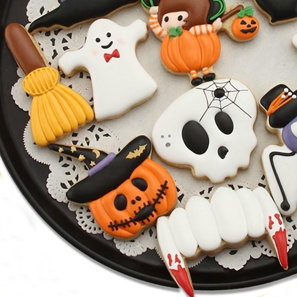 DIY Baking Halloween Cookie Mold 3D Biscuit Mold Ghost Bat Baking Molds  Party Supplies