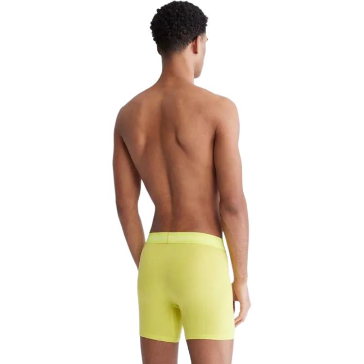 Calvin Klein Color Block Letter Jacquard Comfortable Mid-Length Boxer Briefs 5-Pack Men Underwear Mixed-Colors NB1875-902