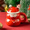Christmas Gift Mug High End Sense Christmas Cup Ceramics Gift for Girls' Companions and Small Gifts for Employees and Customers