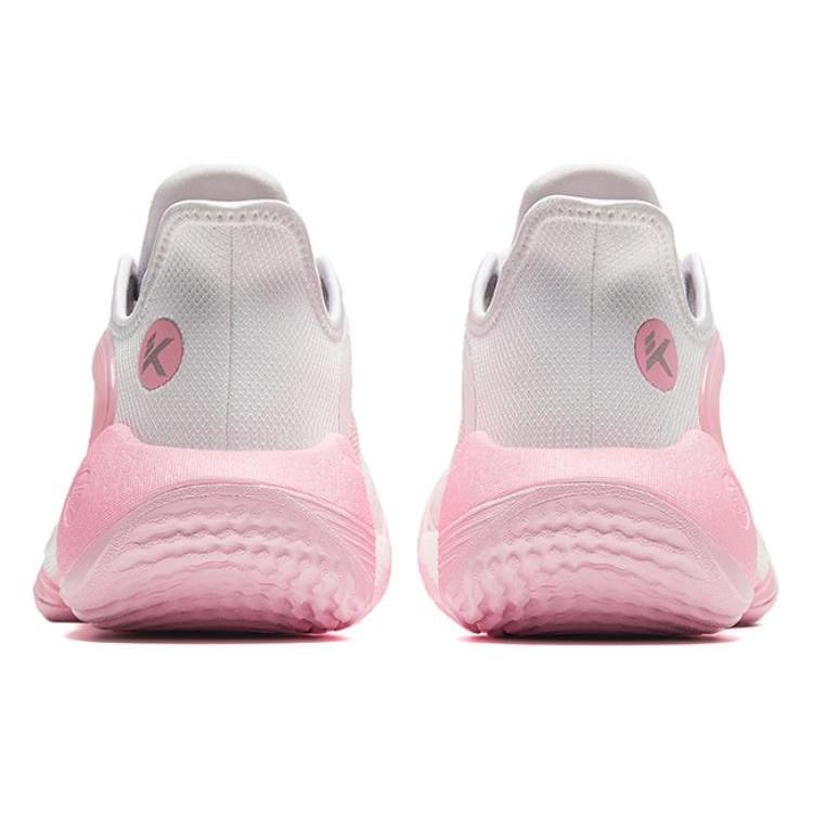 New Anta Three Points Of Rain 2 Generations Shock Absorbers Slip Resistant Low Top Basketball Shoes Men's Pink Lake 912511106S-2