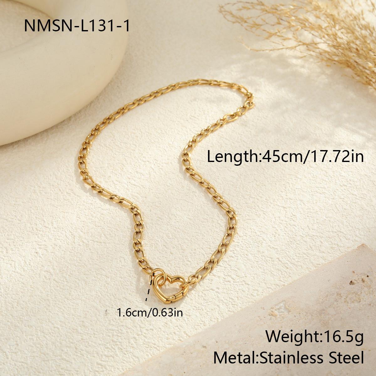 GEMCHIC Women s 18K Gold Plated Stainless Steel Chain Necklace Minimalist Fashion Simple Elegant Geometric Layered Jewelry