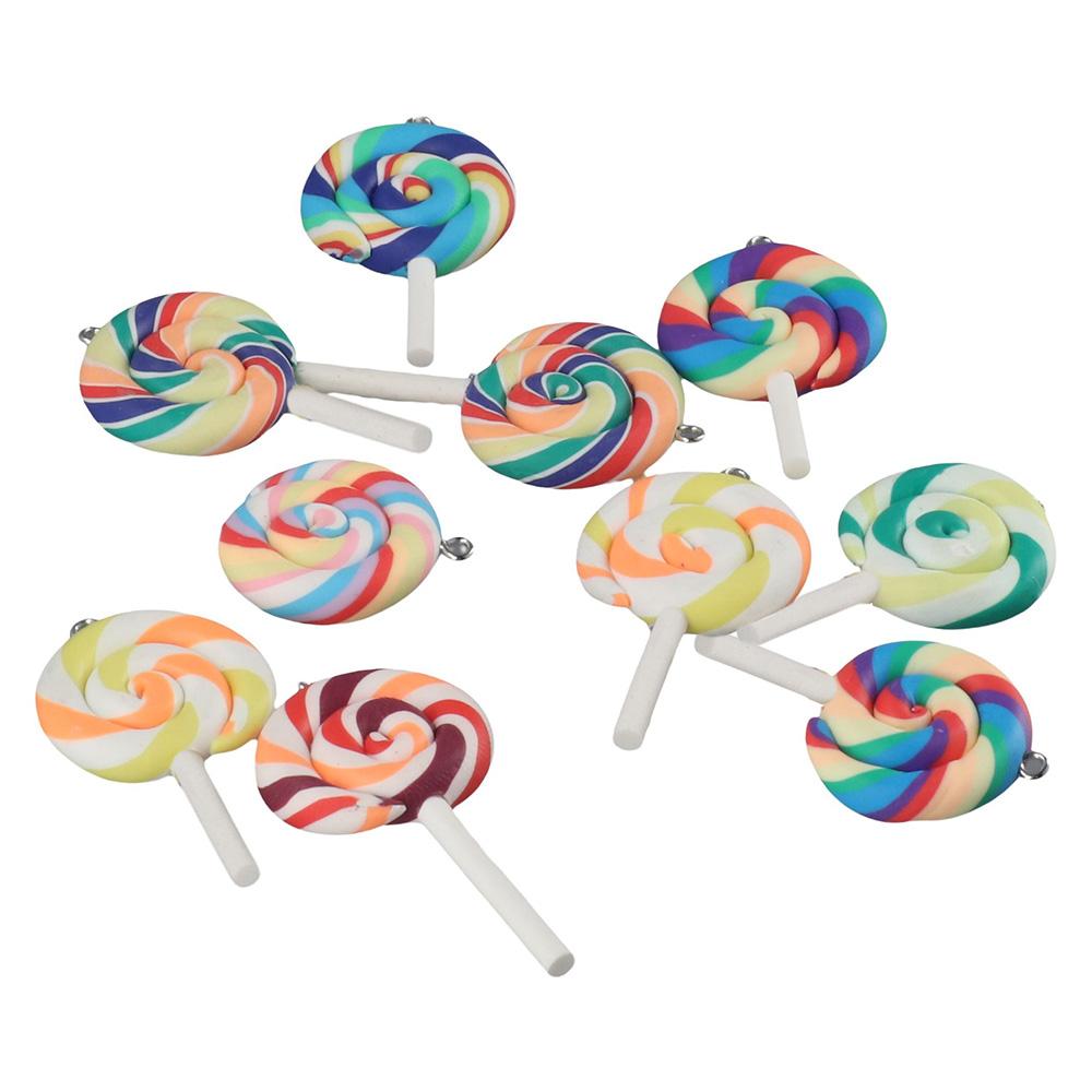 

Красочные леденцы, очаровательные конфеты, полимерная глина, сделай сам, изготовление ювелирных изделий, конфеты, леденцы, изготовление ювелирных изделий