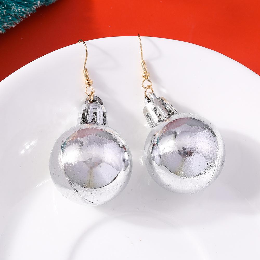 2024 Multicolor Christmas Light Bulb Earrings - European & American Style Women's Jewelry