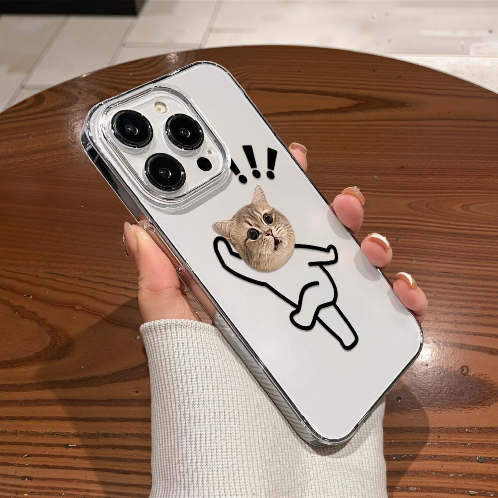 Acrylic Phone Case for iPhone 11 12 13 14 Pro 12 14 16 Pro Max for Samsung A16 A36 A56 S24 FE High-quality Painted Anti-fall Mobile Phone Case