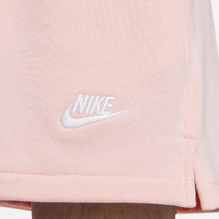 Nike Solid Color Brand Logo High Waist Shorts Men Shorts Pink DX0731-686