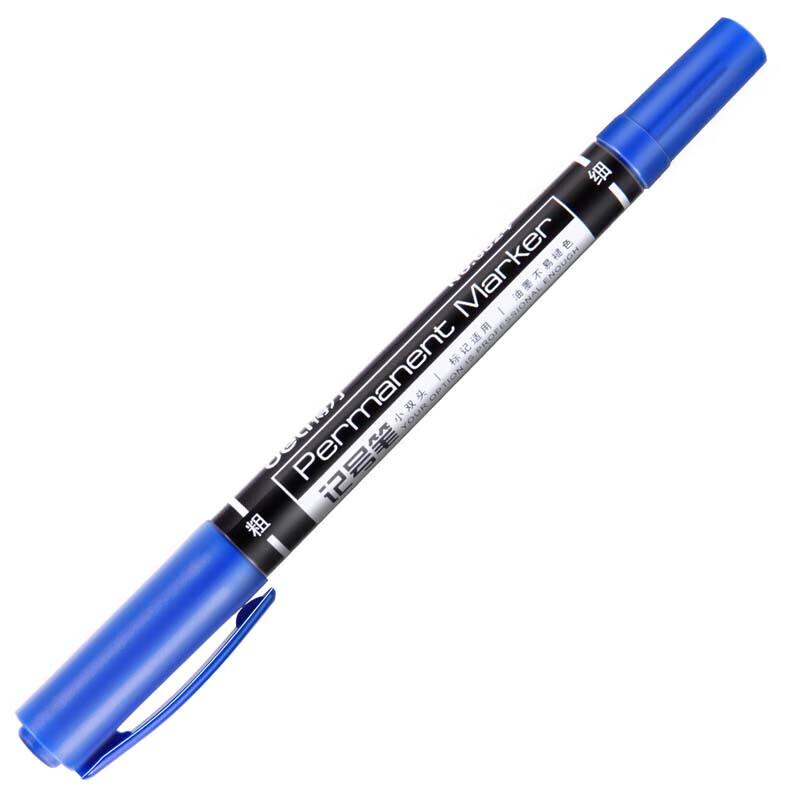 Deli 6824 Small Dual-Tip Marker Pen
