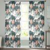 Turtle Plant Flowers Zebra Sheer Curtains For Living Room Bedroom Kids Room Tulle Window Treatment Drapes
