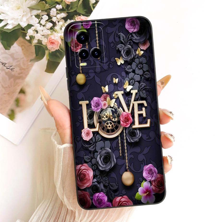 For Vivo Y33s 4G Case V2109 Cute Cat Cartoon Cover For Vivo Y21 Y21s Y21e Y21t Soft TPU Phone Case For Vivo Y33t Y 33s 4G Fundas
