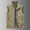 T 30968 Thin Solid Color Vest Jacket